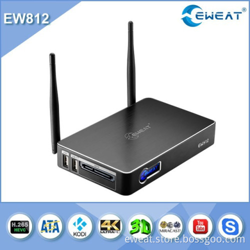 2015 Hot Selling ew812 Android TV Box Dual WiFi Band Kodi Fully Loaded 2GB RAM EW812 Amlogic S812 Quad Core Android 4.4 Smart TV